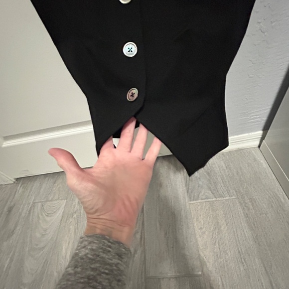 NWT! Women's Anthropologie Reformation Black Vest Top - XS - Picture 6 of 11